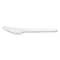 Vegware White CPLA Cutlery, Knife, 1000PK VW-KN6.5 - alternate 1